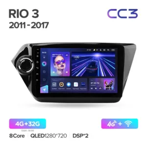 ��������� Kia Rio Teyes CC3 4+32