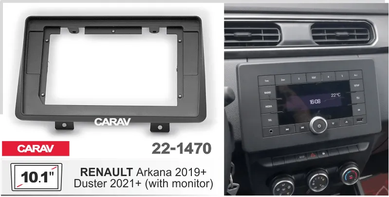 ���������� ����� Renault Arkana 2019+/Duster 2021+ ��� �������� 10 ����� 22-1470