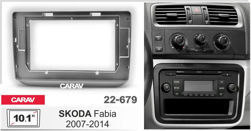 ���������� ����� Skoda Fabia 2007-2014 10* 22-679