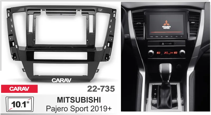 ���������� ����� Mitsubishi Pajero Sport 2019+ 10.1*  22-735