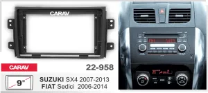 ���������� ����� Suzuki SX4 2006-2014 / Fiat Sedici 2005-2014 9*  22-958