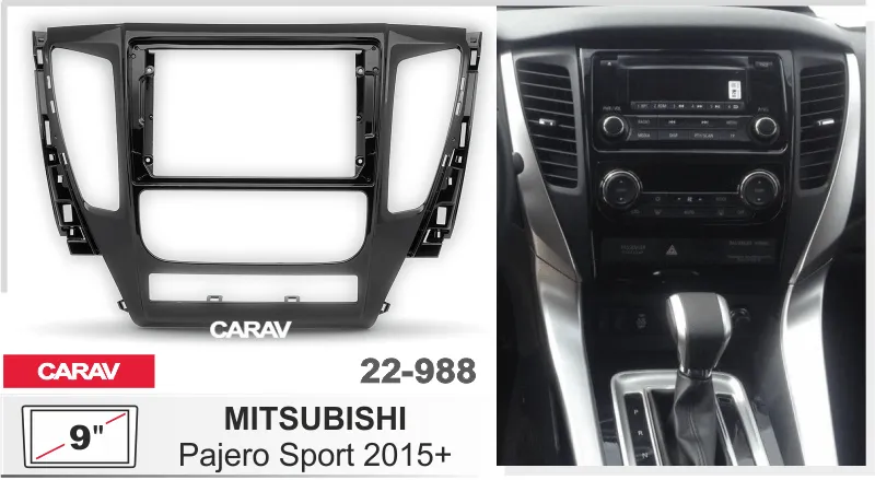 ���������� ����� Mitsubishi Pajero Sport 2015-19 9* 22-988