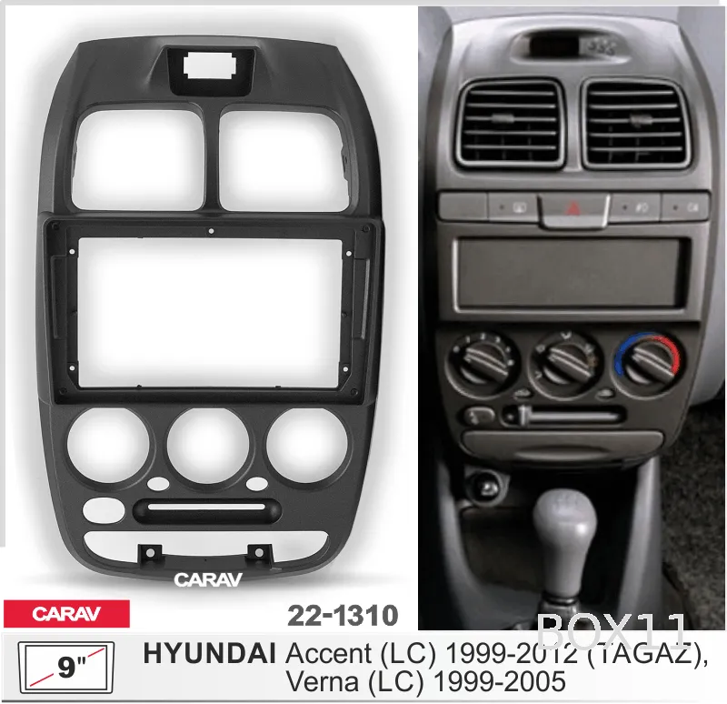 ���������� ����� Hyundai Accent (LC) 1999-2012, Verna (LC) 1999-2005  9* 22-1310